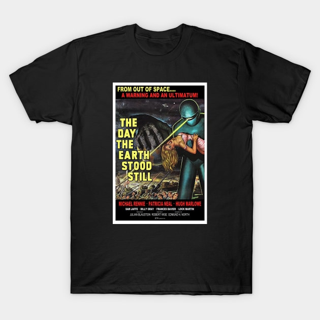 The Day The Earth Stood Still T-Shirt by RockettGraph1cs